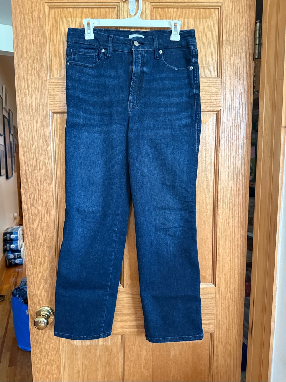 Good American Women’s Good Curve Straight Jeans